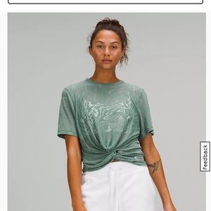 Lululemon size 6 - like new twist shirt.